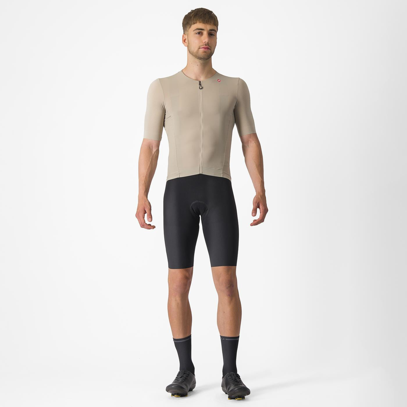 CASTELLI PREMIO Trikot Kurzarm Beige