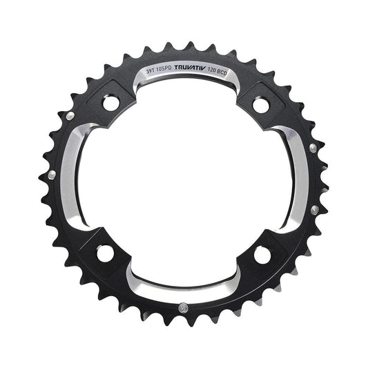 Äußeres Kettenblatt SRAM MTB 120BCD S2 10-fach, 4-Loch, 120 mm — Kettenblatt auf weißem Hintergrund