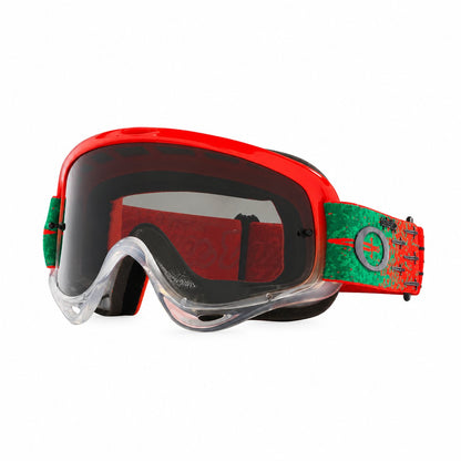 OAKLEY O Frame MX TLD Carrack Orange Maske Dunkelgraues Glas OO7029-77