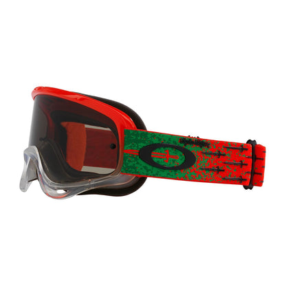 OAKLEY O Frame MX TLD Carrack Orange Maske Dunkelgraues Glas OO7029-77