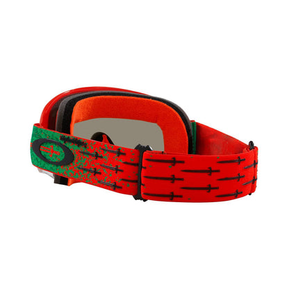 OAKLEY O Frame MX TLD Carrack Orange Maske Dunkelgraues Glas OO7029-77