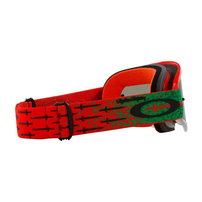 OAKLEY O Frame MX TLD Carrack Orange Maske Dunkelgraues Glas OO7029-77