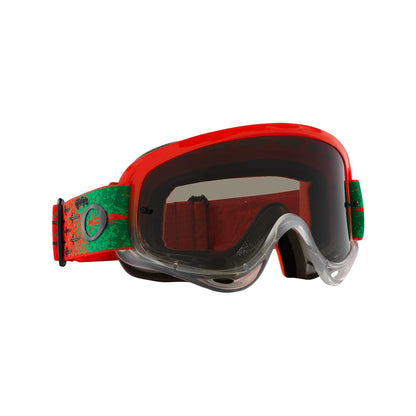 OAKLEY O Frame MX TLD Carrack Orange Maske Dunkelgraues Glas OO7029-77