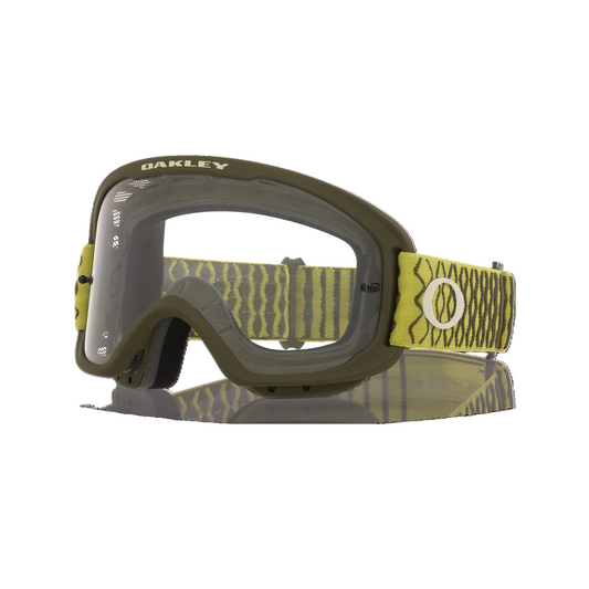 Maske OAKLEY O Frame Pro 2.0 MTB Cactus Dark Brush Transparente Scheibe