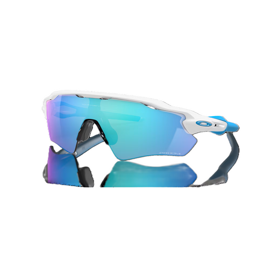 Lunettes OAKLEY RADAR EV PATH Polish Blanc Verre Prizm Sapphire - OO9208-5738