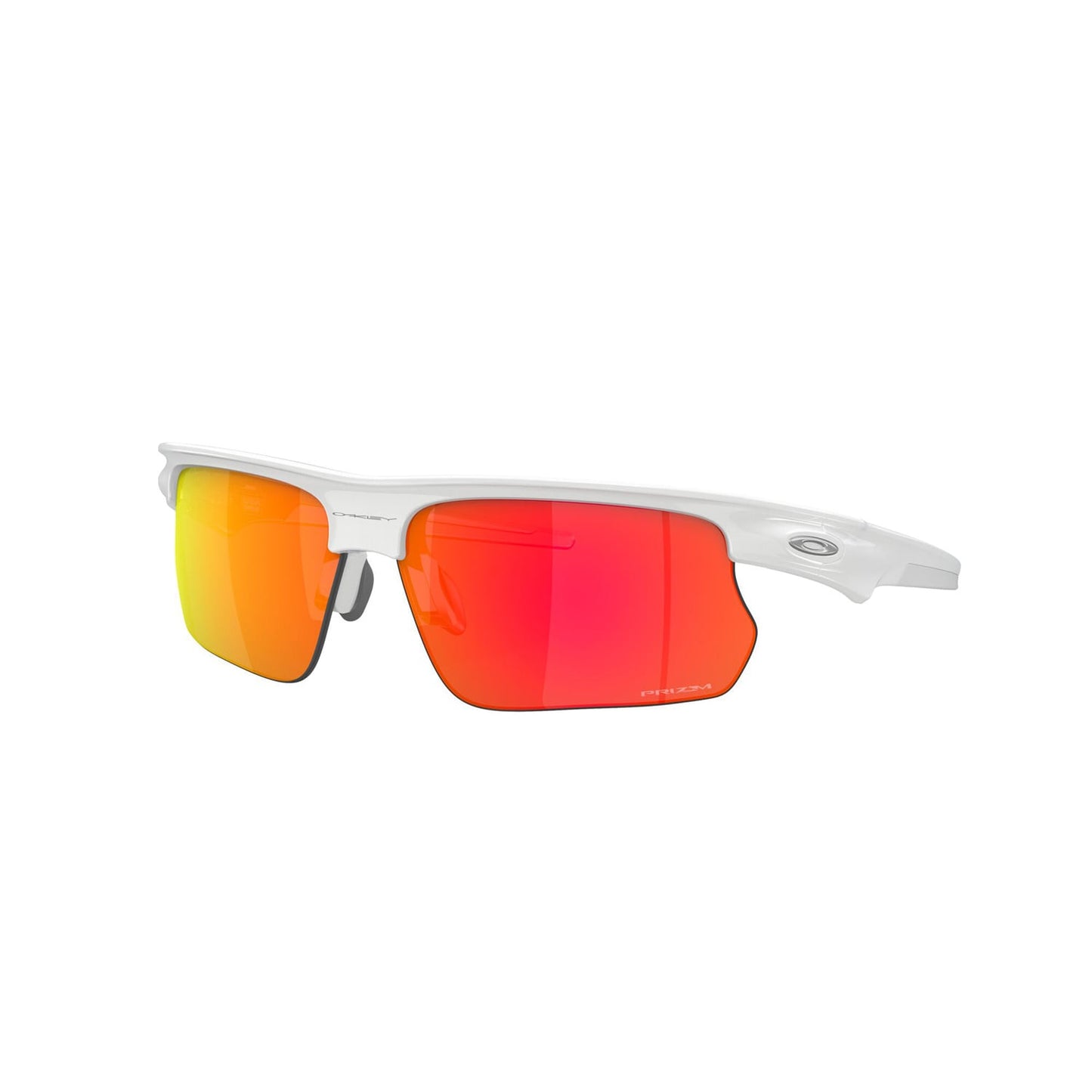 OAKLEY BISPHAERA Brille Weiß Prizm Ruby - 0OO9400-0368