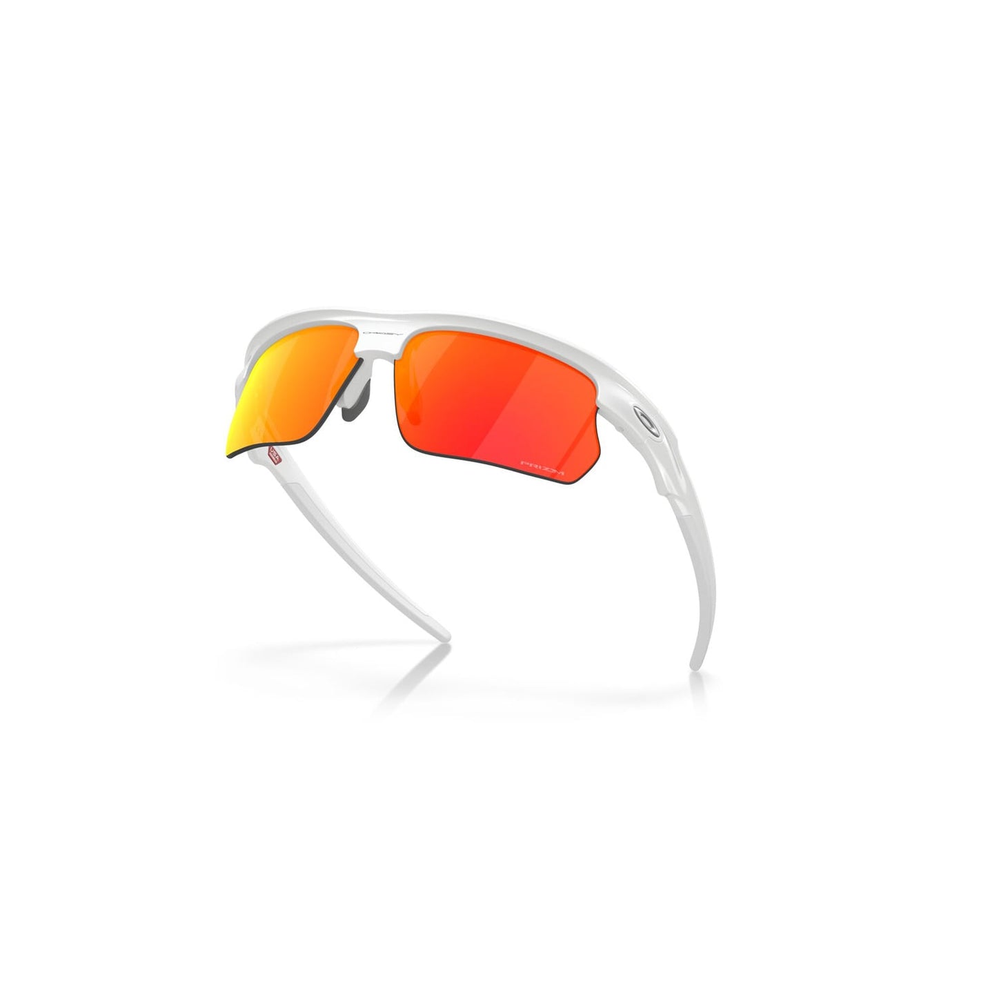 OAKLEY BISPHAERA Brille Weiß Prizm Ruby - 0OO9400-0368