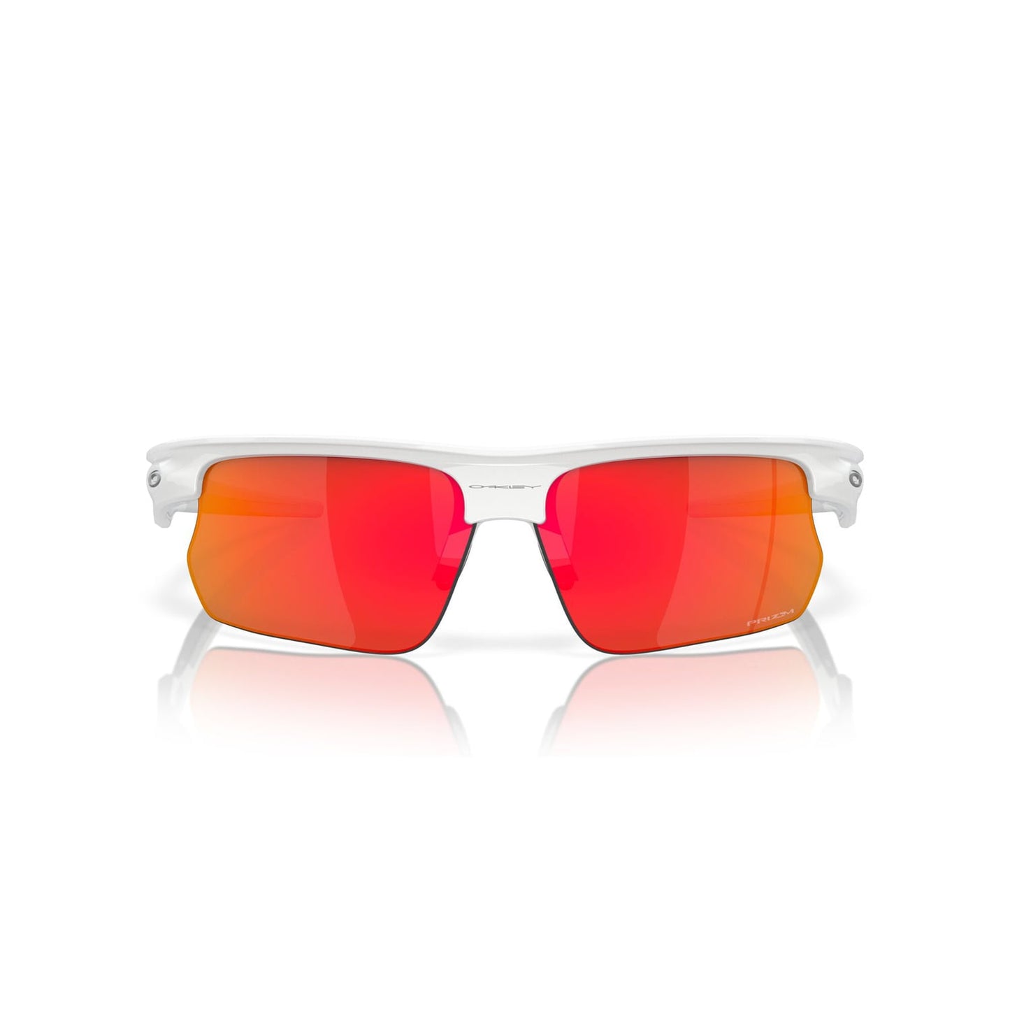 OAKLEY BISPHAERA Brille Weiß Prizm Ruby - 0OO9400-0368