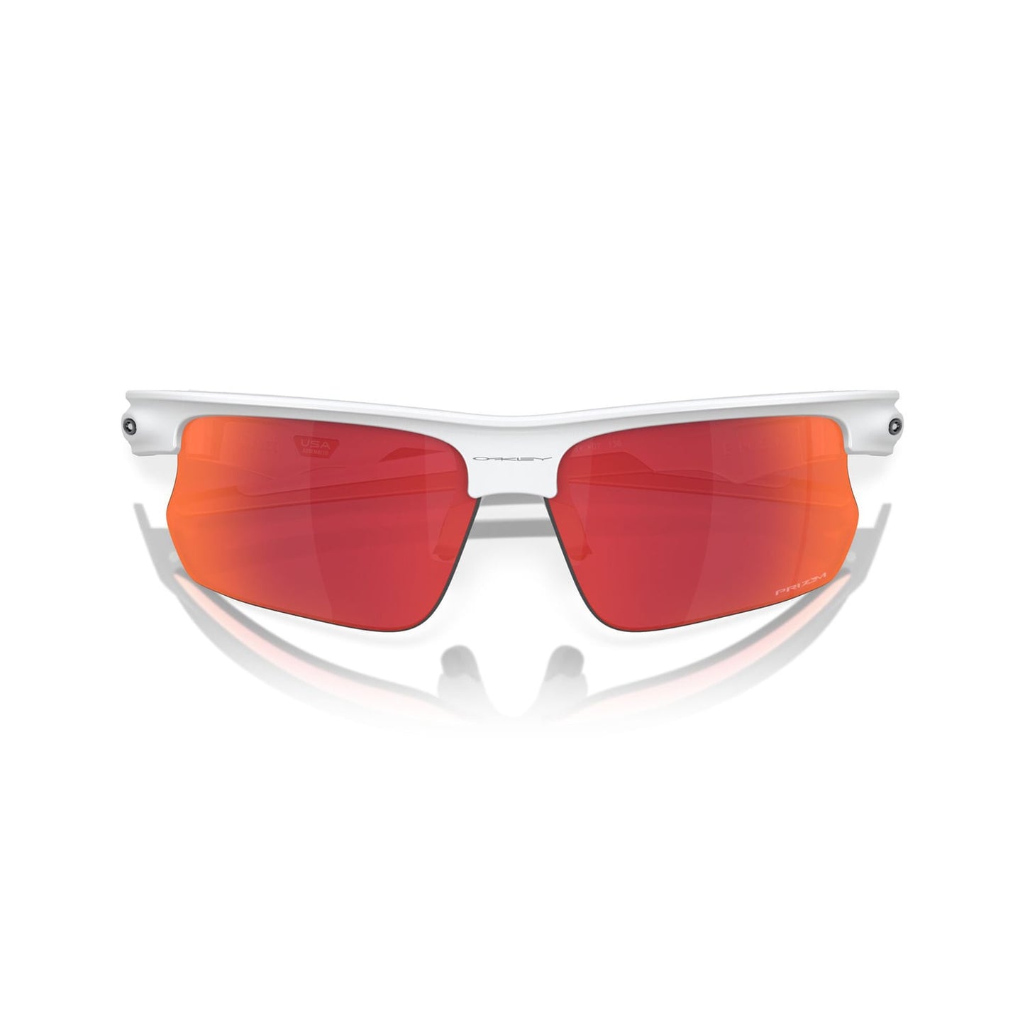 OAKLEY BISPHAERA Brille Weiß Matt Prizm Field - 0OO9400-1068