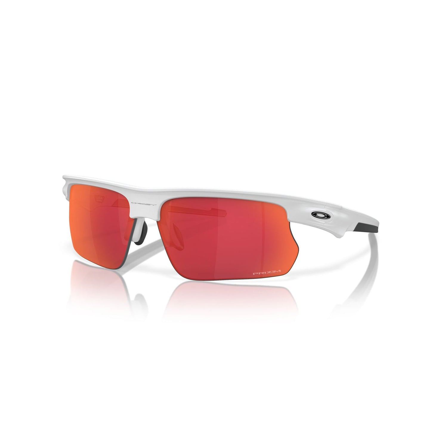 OAKLEY BISPHAERA Brille Weiß Matt Prizm Field - 0OO9400-1068