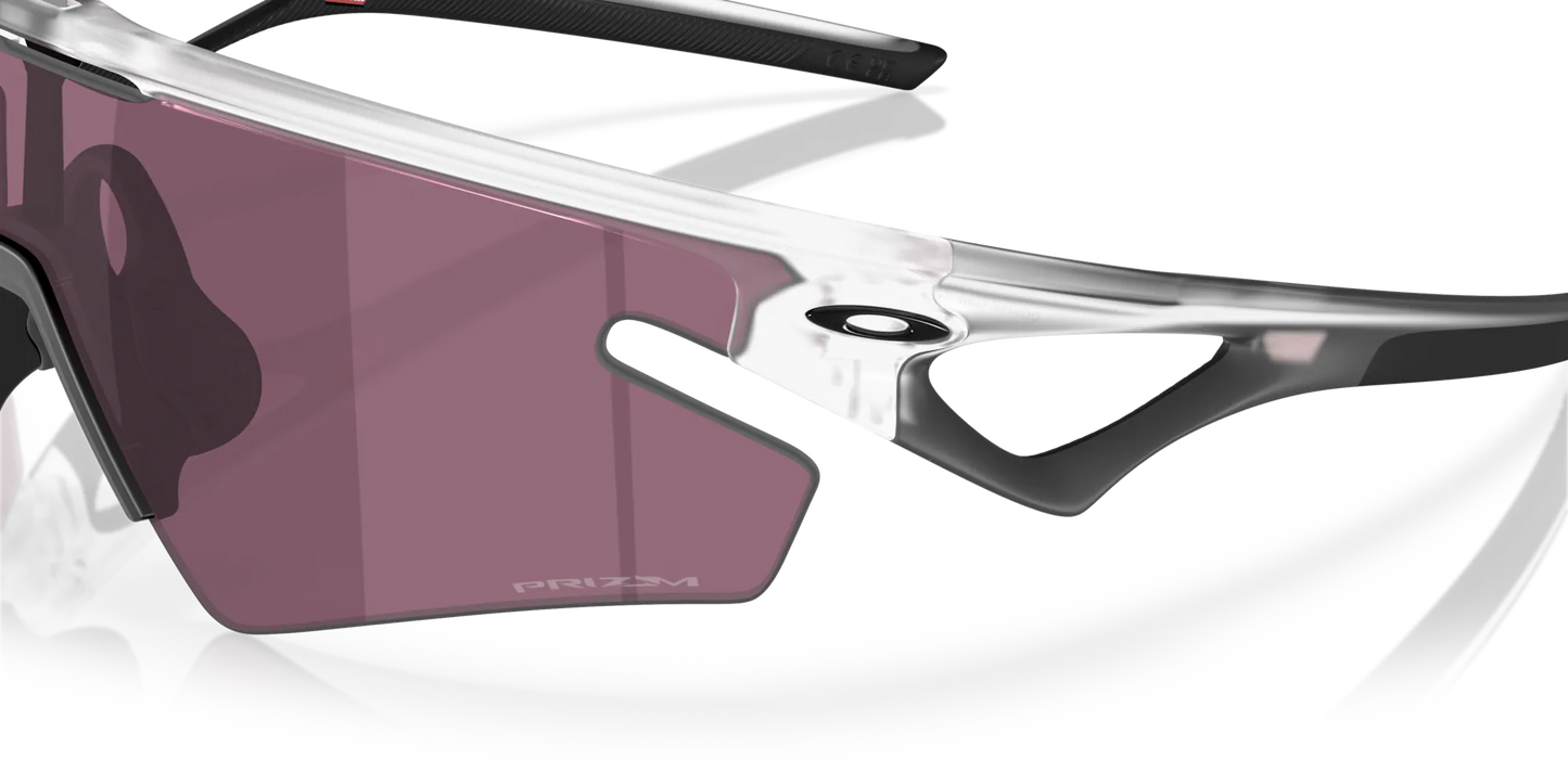 OAKLEY SPHAERA SLASH Matt Clear Gläser Prizm Road Schwarz - OO9499-1036
