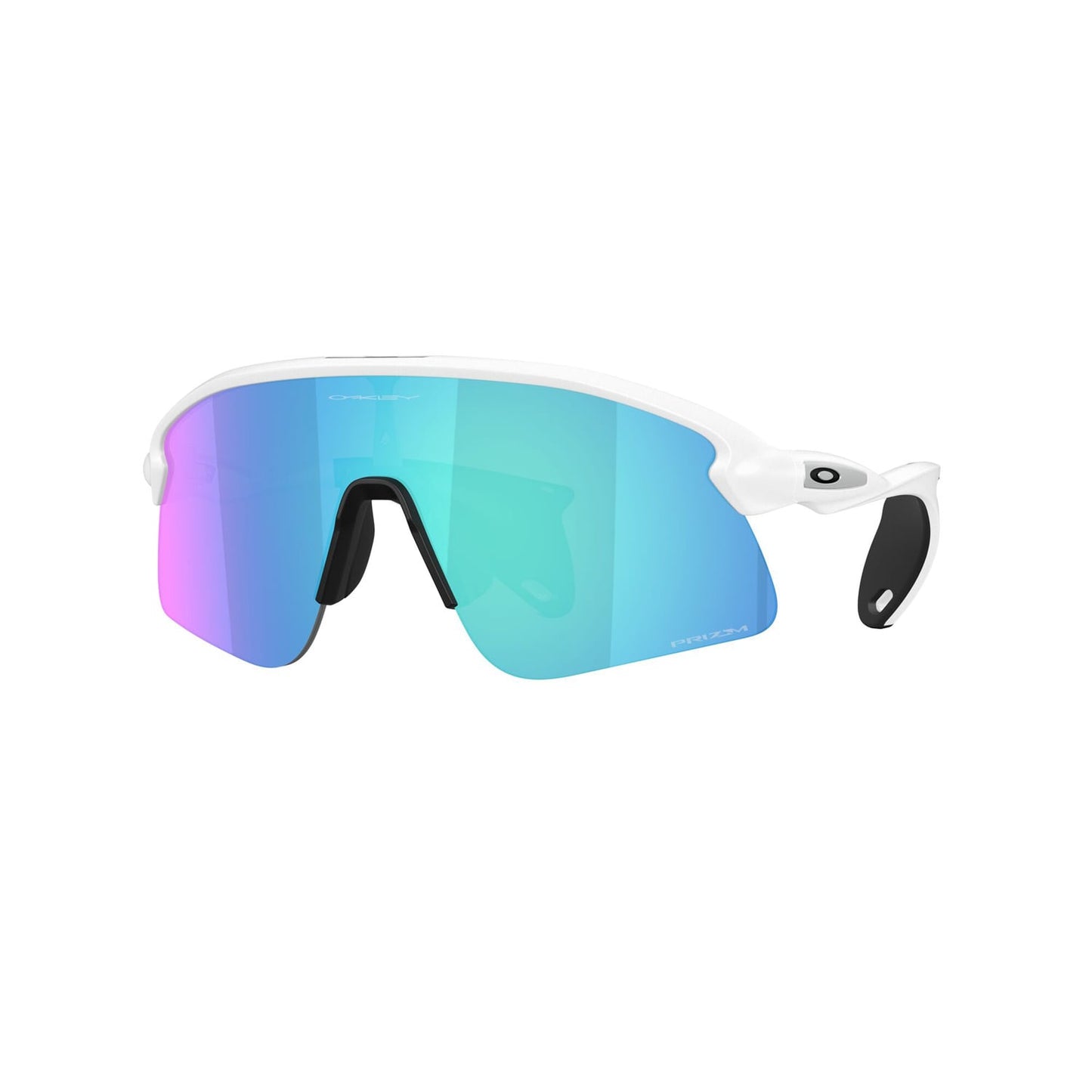 Lunettes OAKLEY STUNT DEVIL S Blanc Matt Prizm Saphire