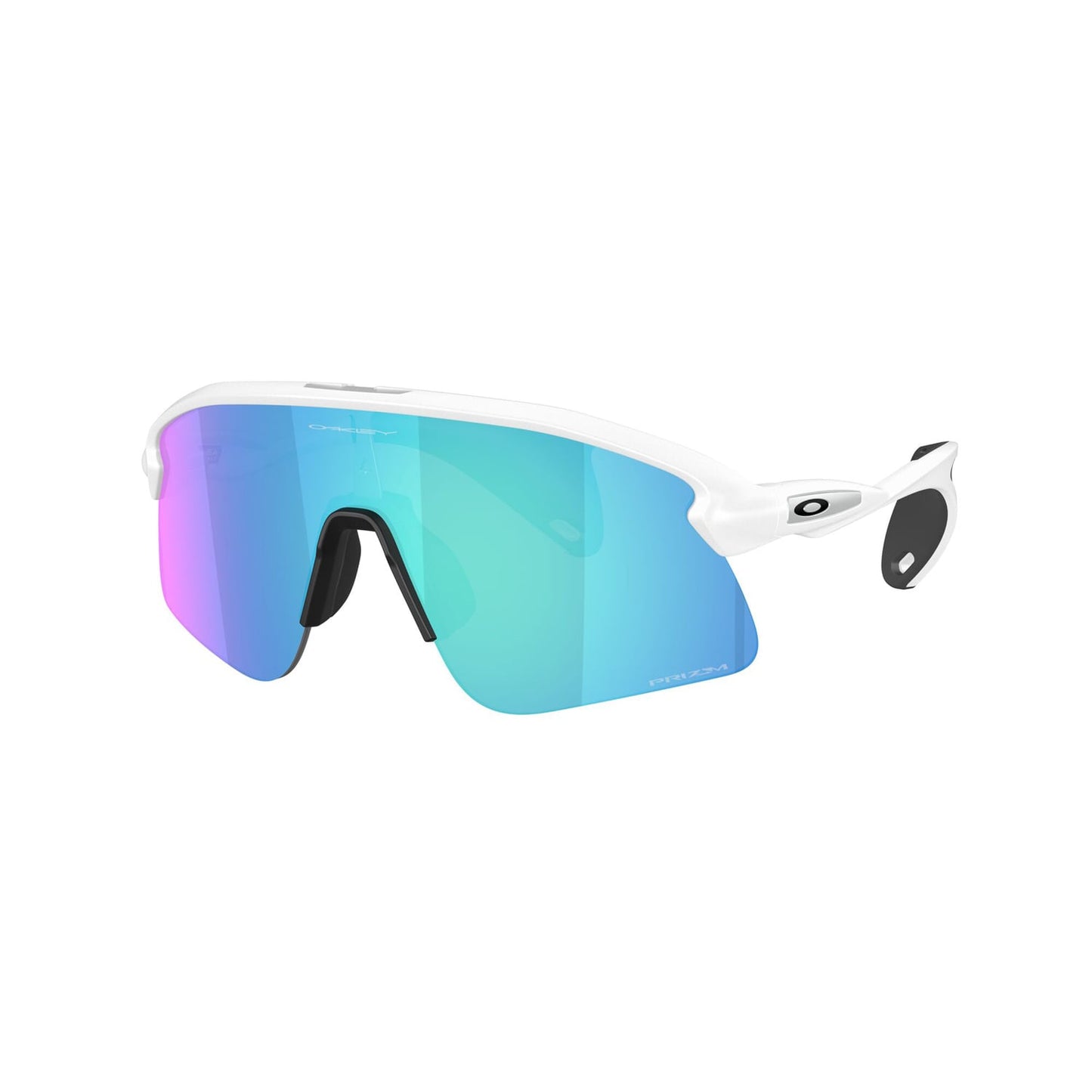 Lunettes OAKLEY STUNT DEVIL S Blanc Matt Prizm Saphire