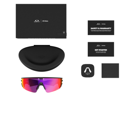 Lunettes OAKLEY VANGUARD META Noir Verre Prizm Road