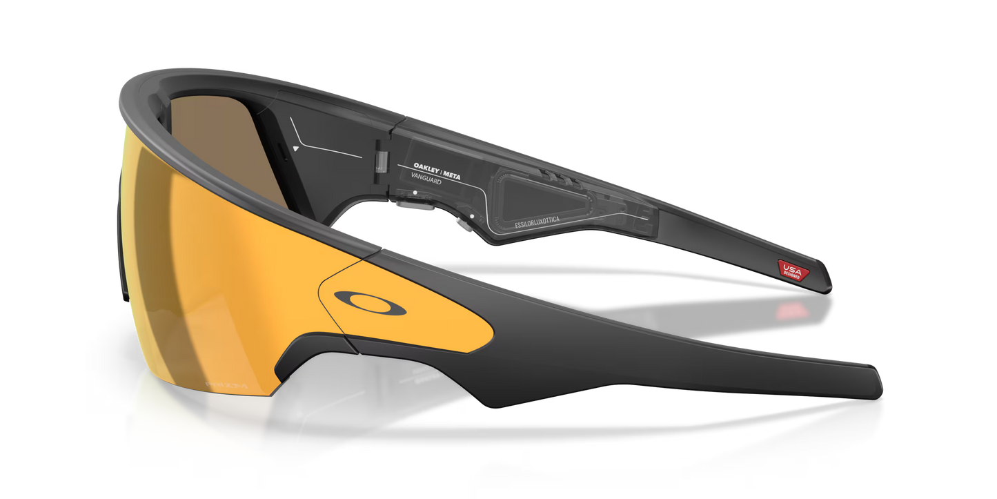 Brille OAKLEY VANGUARD META Schwarz Glas Prizm 24K