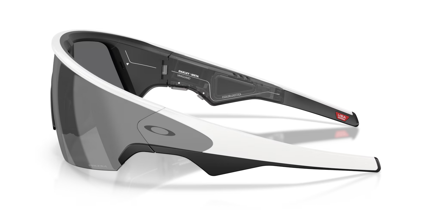 Lunettes OAKLEY VANGUARD META Noir/Blanc Verre Prizm Black