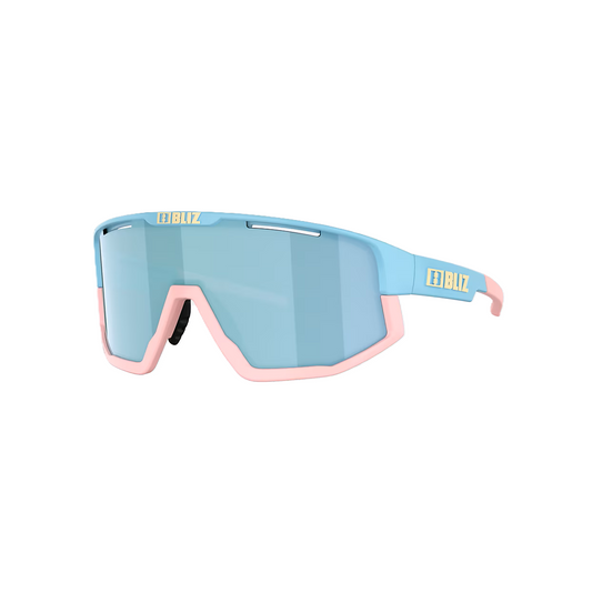 Brille BLIZ FUSION SMALL Pastel Blau Matt Glas Smoke w Ice Blue Multi