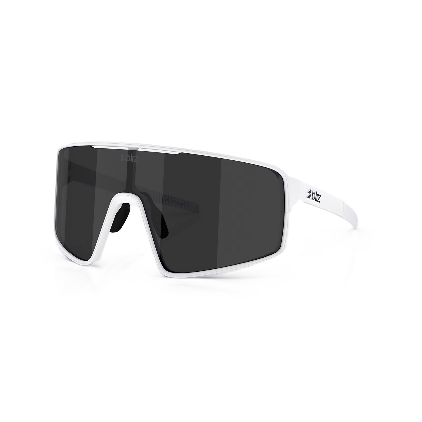 Lunettes BLIZ P001 Blanc Matt Écran Smoke