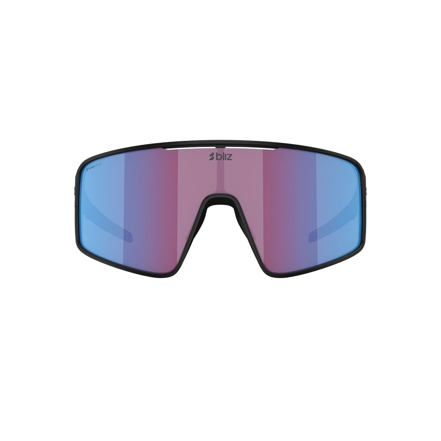 Brille BLIZ P001 Schwarz Mattschirm Rosa Violett Blau Iridium