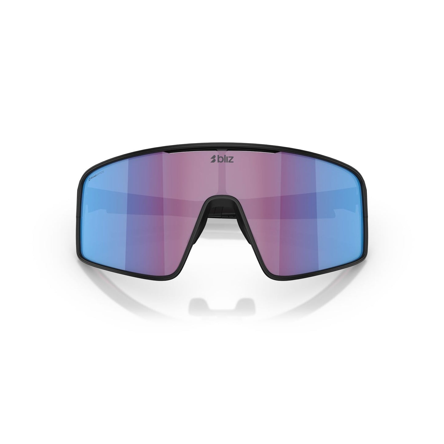 Brille BLIZ P001 Schwarz Mattschirm Rosa Violett Blau Iridium