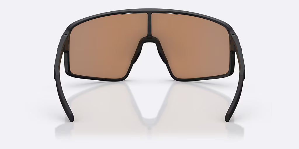 Brille BLIZ P001 S Schwarz Matt Glas Coral/Orange Blau Irdium