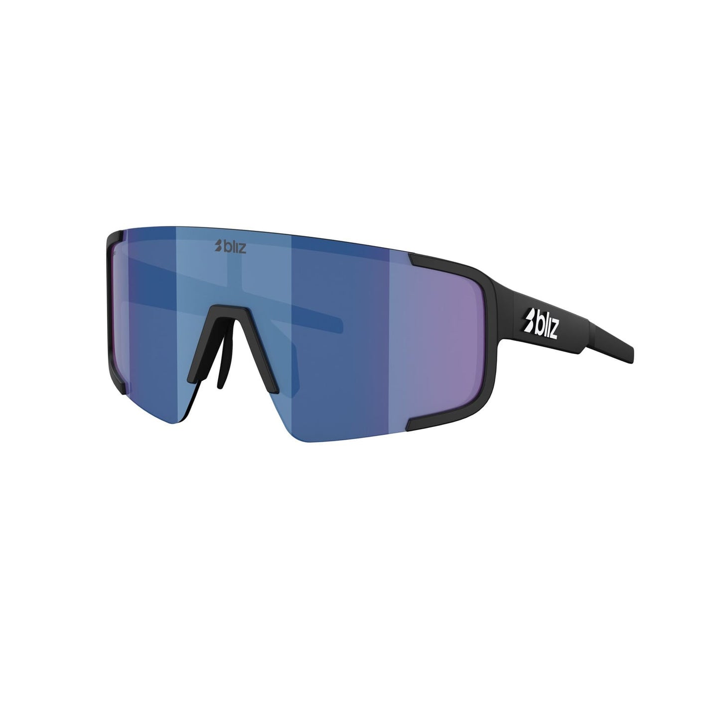 Lunettes BLIZ P003 Noir Matt Verre Blue Mirror