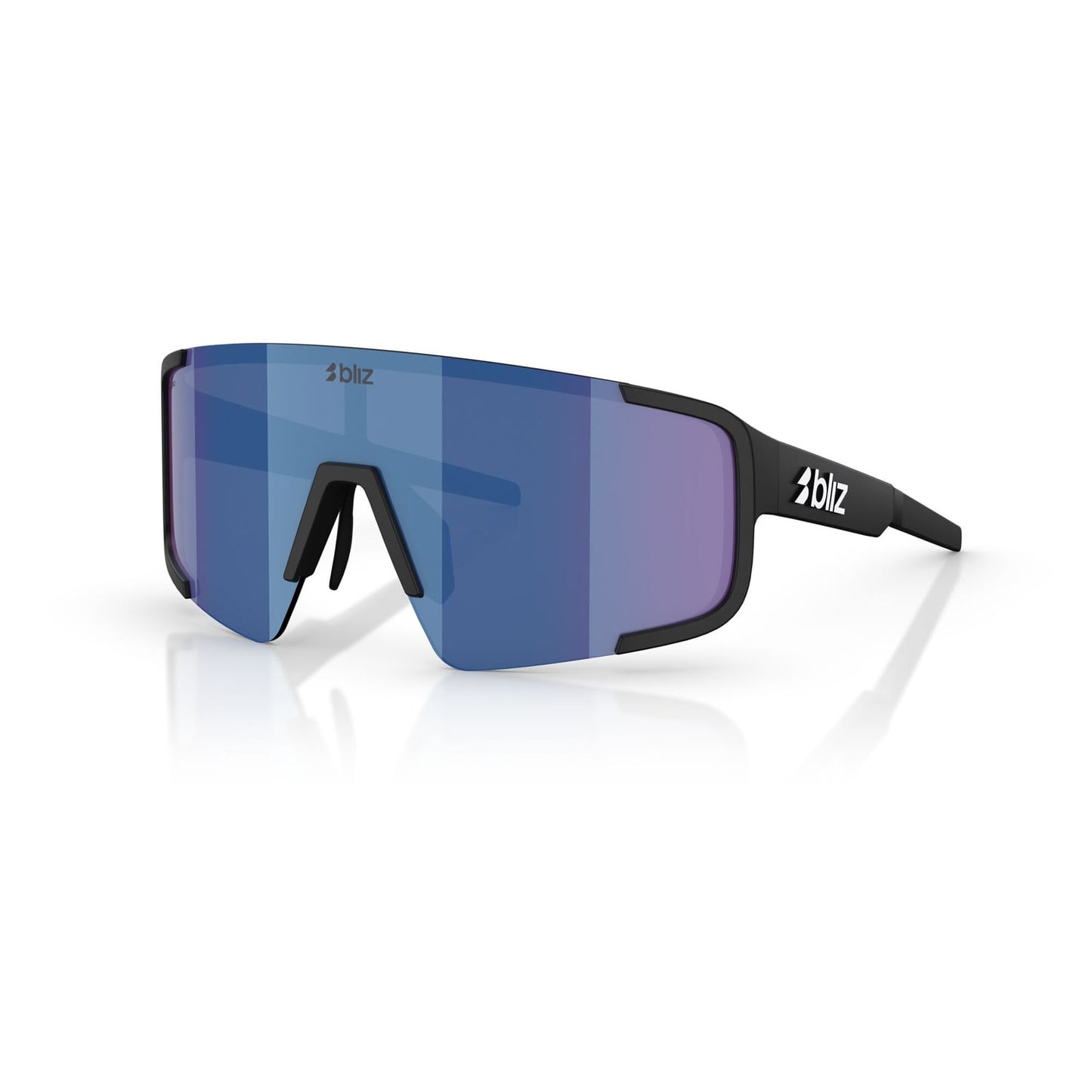 Lunettes BLIZ P003 Noir Matt Verre Blue Mirror