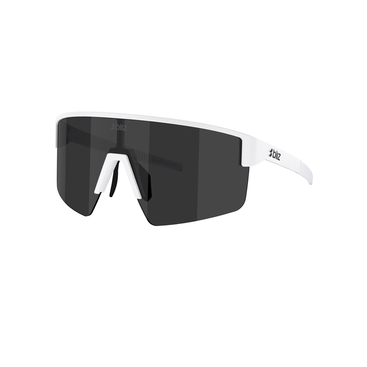 BLIZ P004 Brille Weiß Matt Smoke Screen