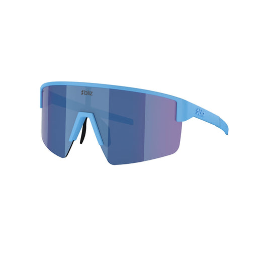 Brille BLIZ P004 Mattblau Glas Blue Mirror