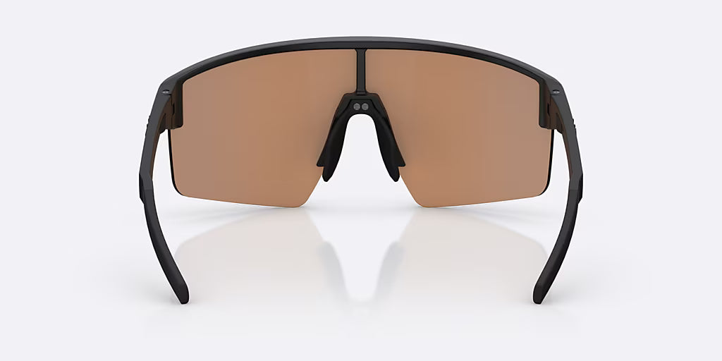 Lunettes BLIZ P004 SMALL Noir Matt Verre Coral/Orange Bleu Iridium