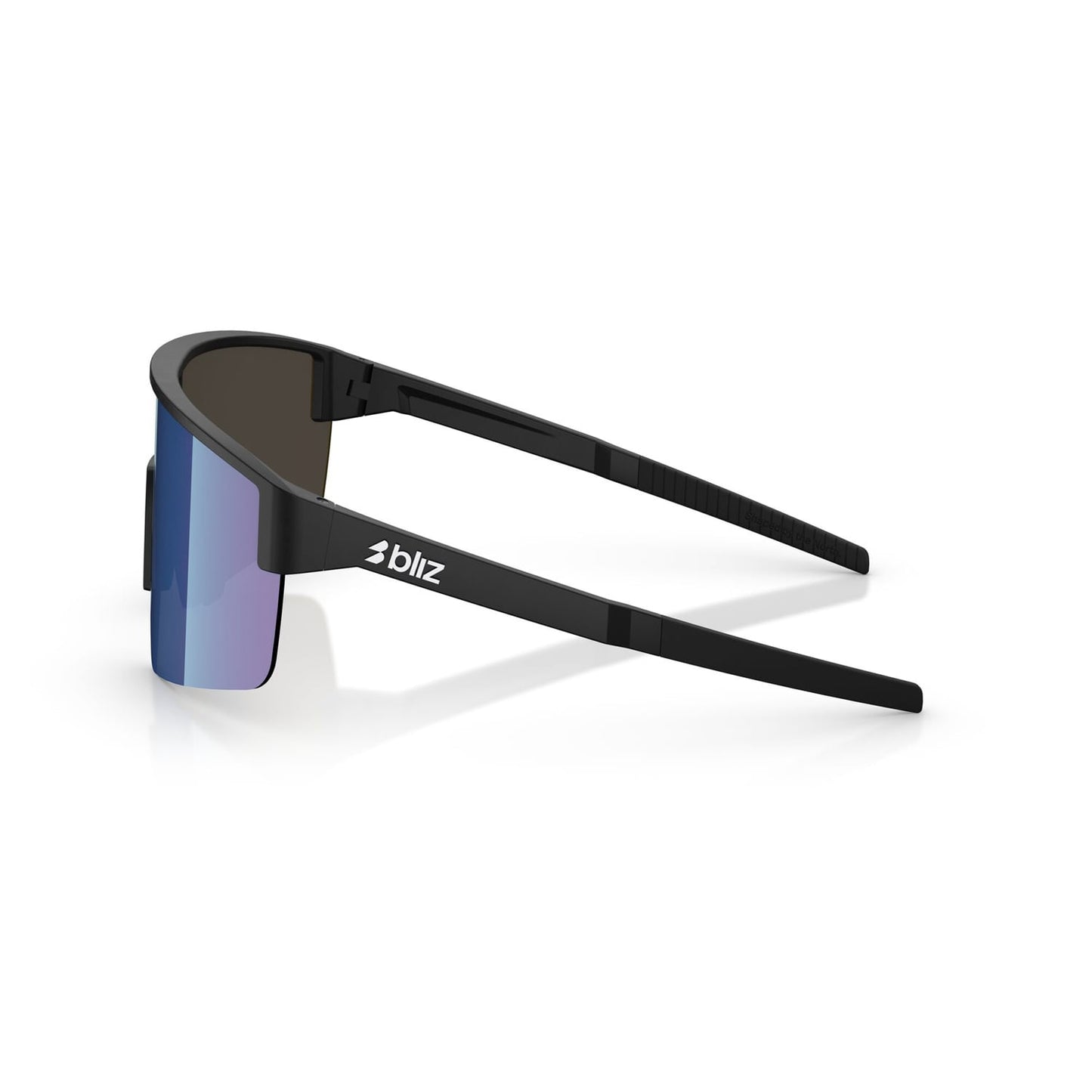 Lunettes BLIZ P004 Noir Matt Verre Blue Mirror