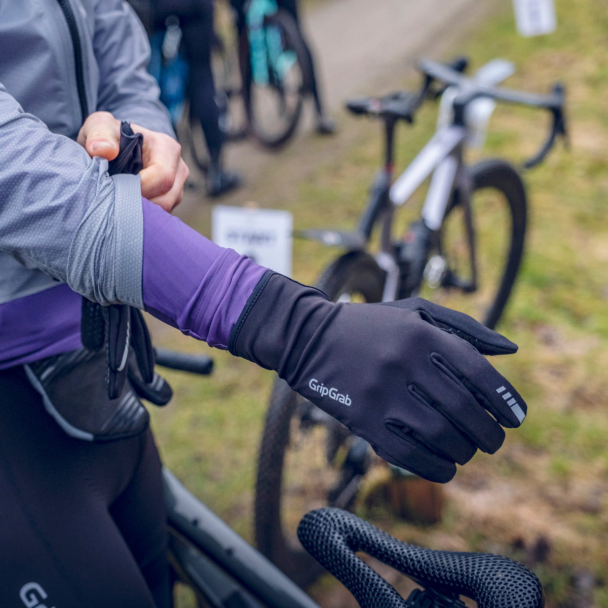 Gants GRIPGRAB PACR WINDPROOF RACEDAY Noir