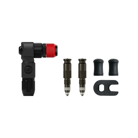 Kit Embout de Pompe LEZYNE ABS PRO CLIK avec 2 noyaux de valve CLIK