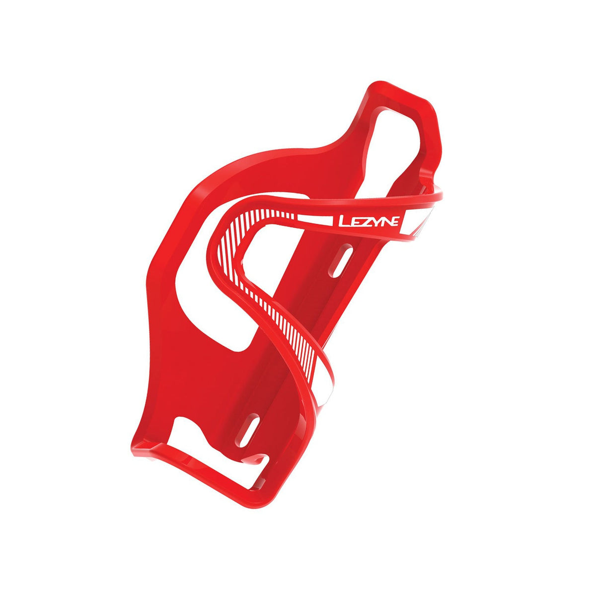 LEZYNE FLOW CAGE E SL-L Flaschenhalter mit Entnahme von links, Rot