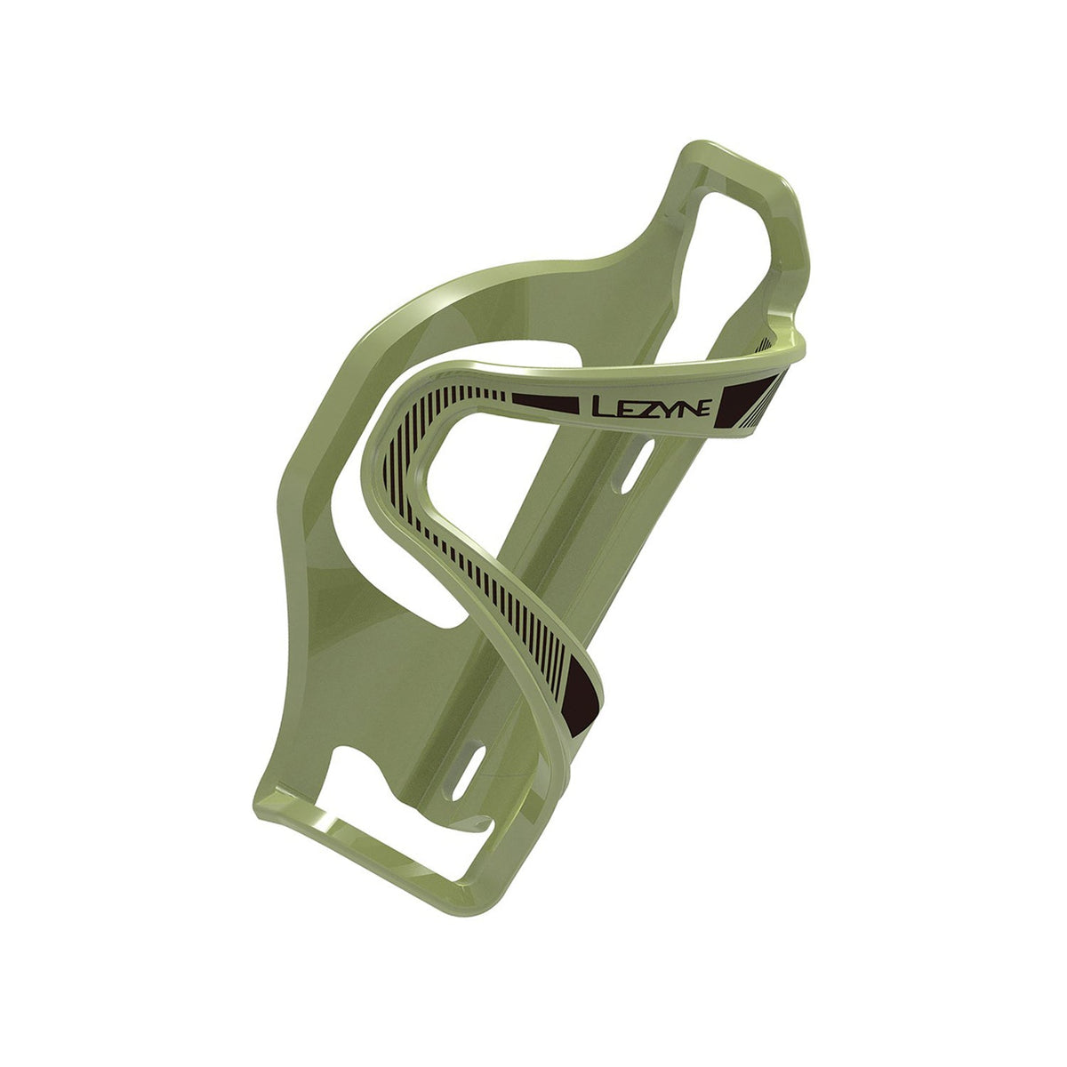 Porte-Bidon LEZYNE FLOW CAGE SL-L Tirage Gauche Vert Armée