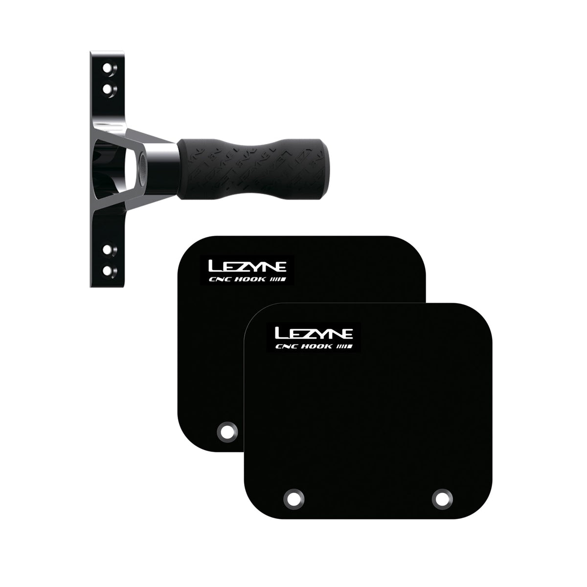 Crochet de Rangement LEZYNE Roue CNC Aluminium Noir