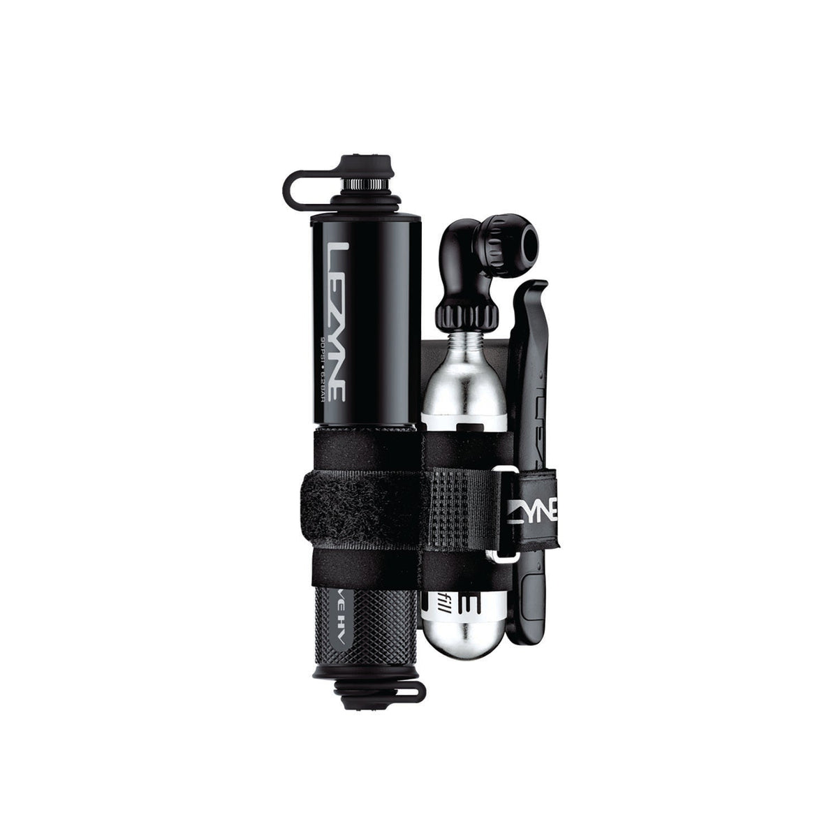 Handpumpe LEZYNE POCKET DRIVE HV LOADED Schwarz