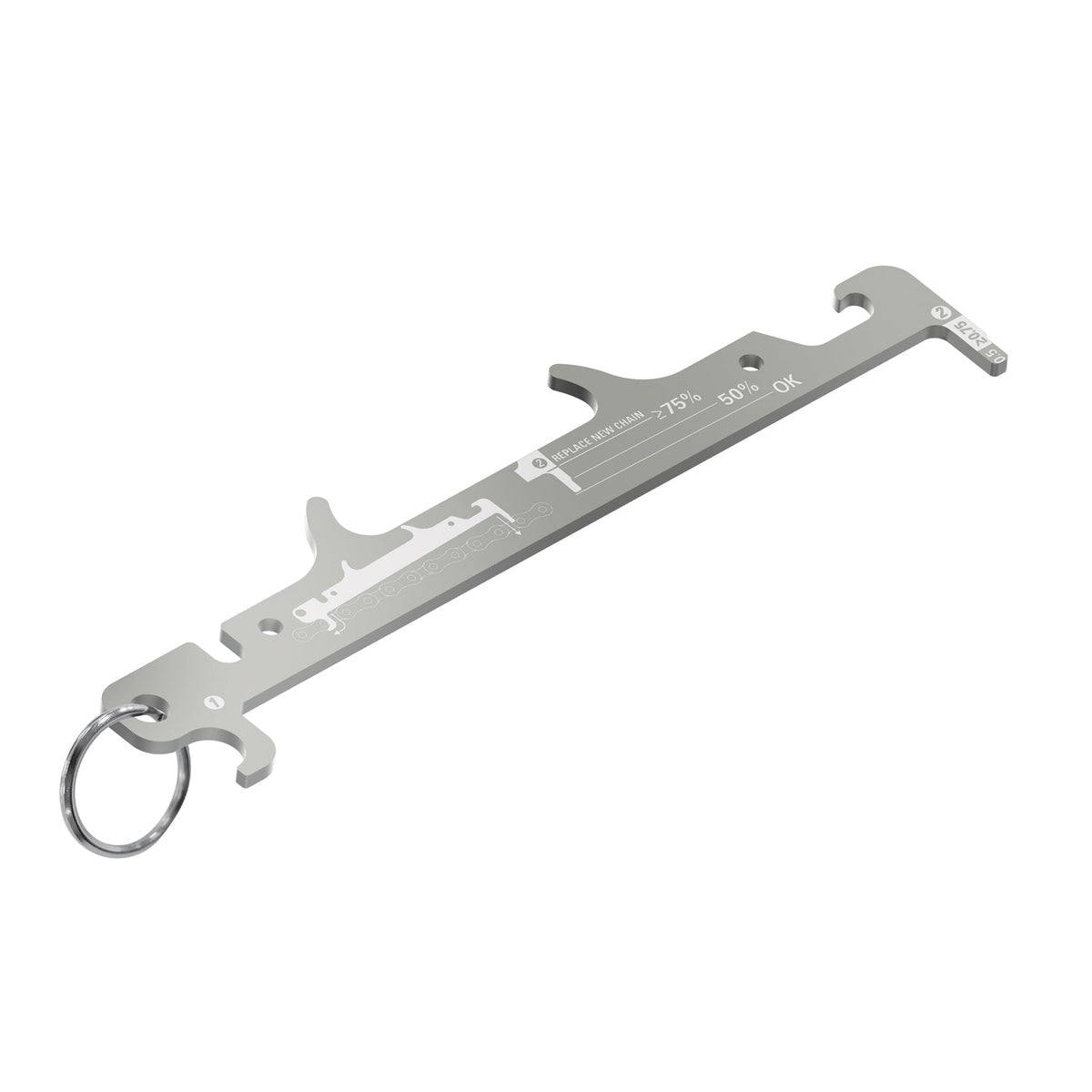 LEZYNE Kettenverschleißlehre Silber
