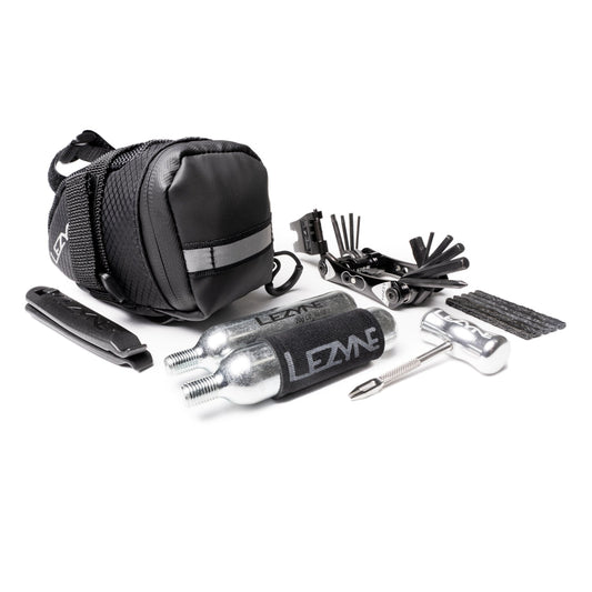 Sacoche de Selle LEZYNE Caddy avec Kit Tubeless