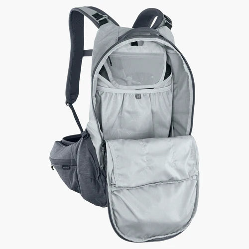 Rucksack mit Rückenpolster EVOC TRAIL PRO 16 l, grau