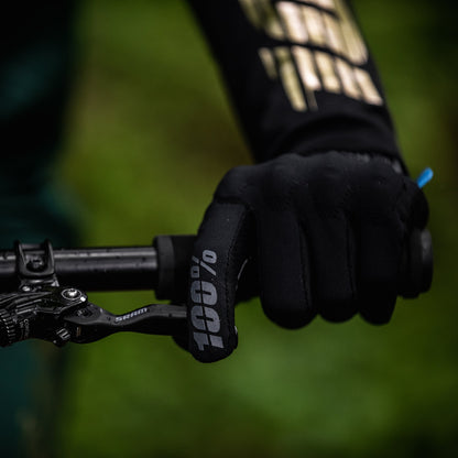 Handschuhe 100% COGNITO SMART SHOCK Schwarz
