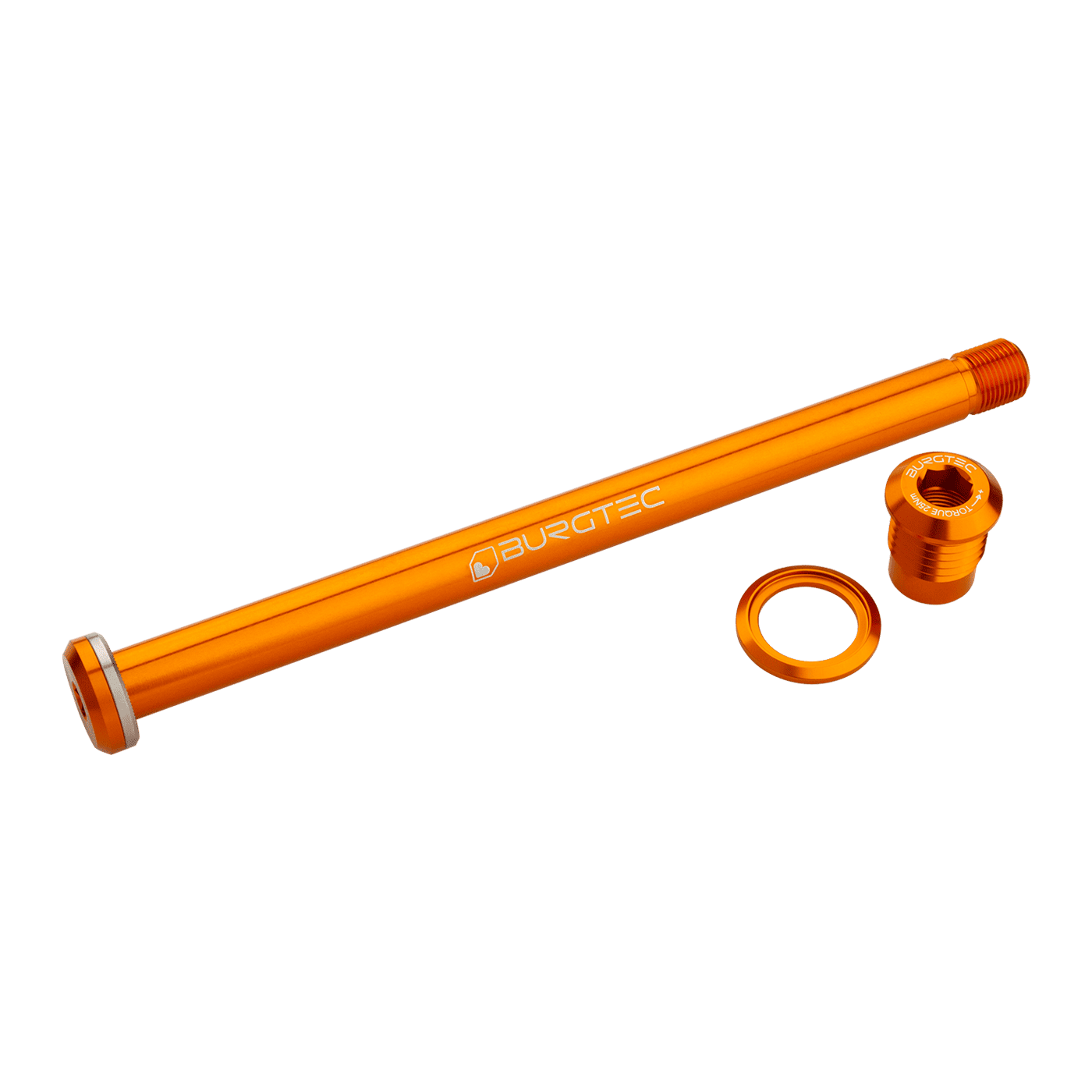 Axe de Roue Arrière BURGTEC 174mm pour Cadre Yeti Orange