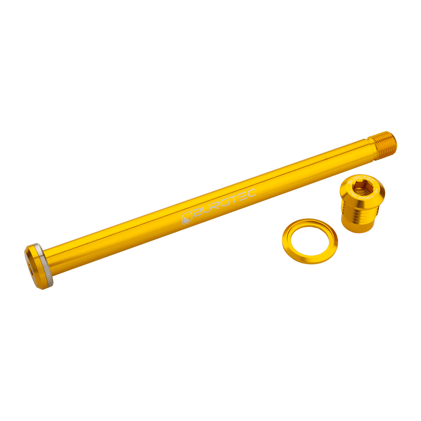 Axe de Roue Arrière BURGTEC 174mm pour Cadre Yeti Or