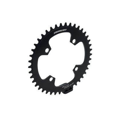 Plateau Mono 11/12V STRONGLIGHT 4 Trous 104mm Acier