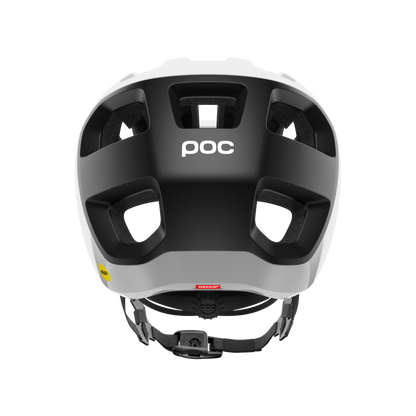 MTB-Helm POC CULARIS Schwarz Matt/Weiß