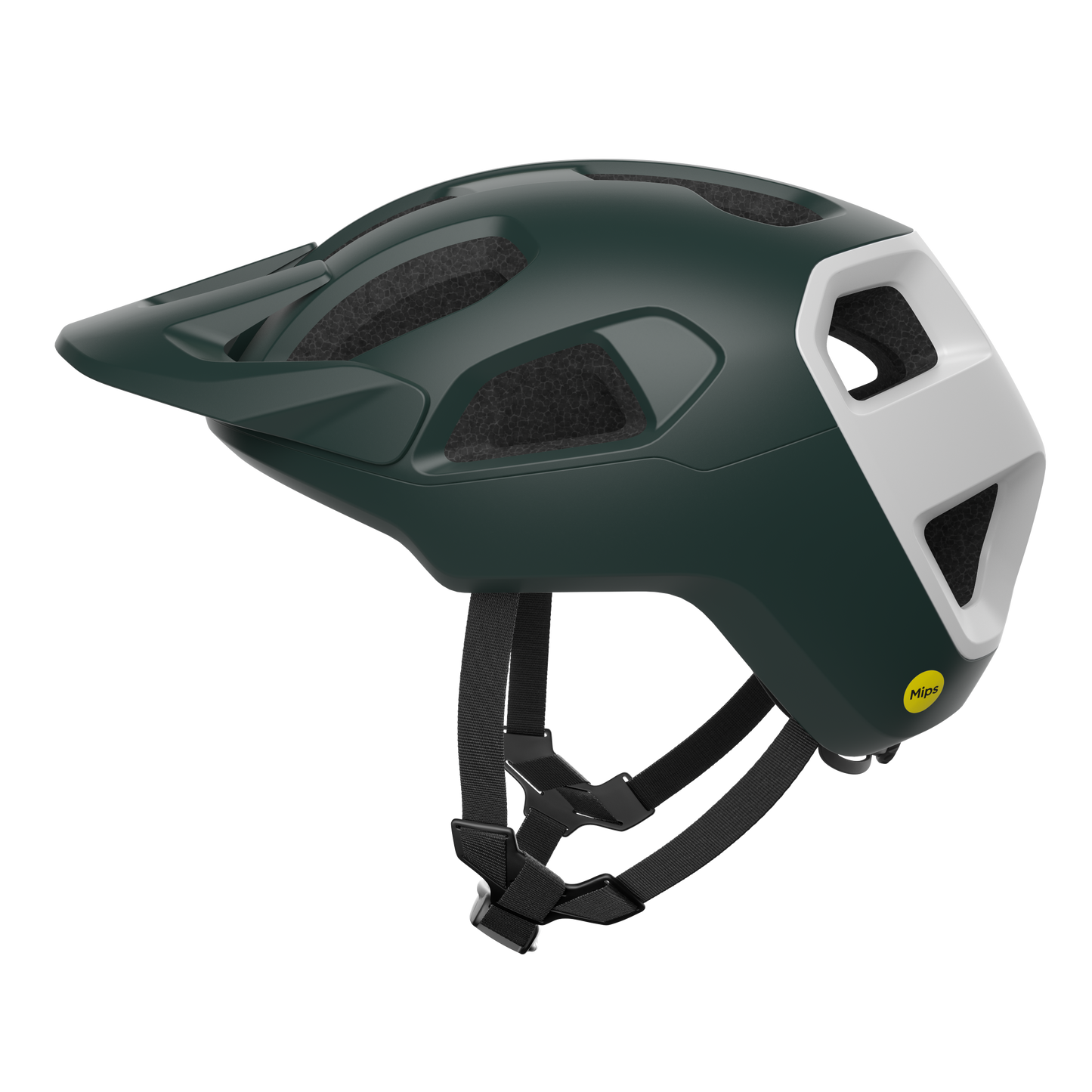 MTB-Helm POC CULARIS Grün/Weiss Matt