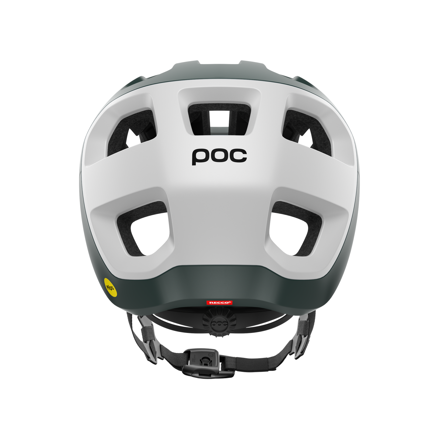 MTB-Helm POC CULARIS Grün/Weiss Matt