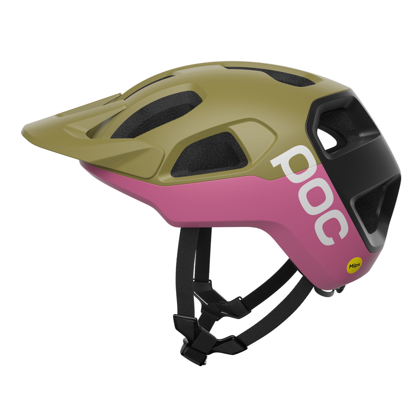 Casque VTT POC CULARIS Vert/Rose Matt