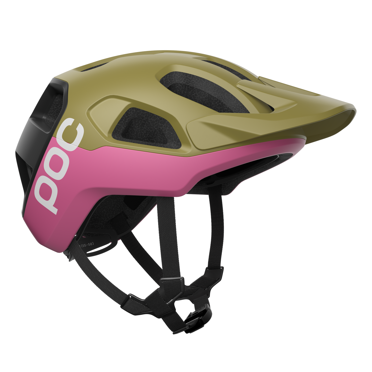 Casque VTT POC CULARIS Vert/Rose Matt