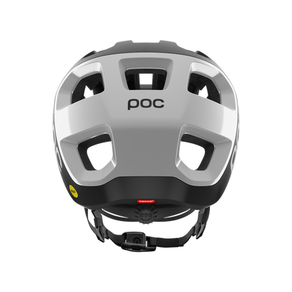 POC CULARIS MTB-Helm Schwarz/Weiß Matt Logo